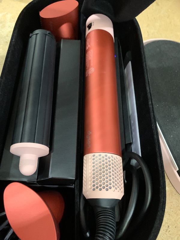 Photo 1 of Dyson Special edition Airwrap™ Complete long multi-styler in Strawberry bronze and blush pink with Detangling comb