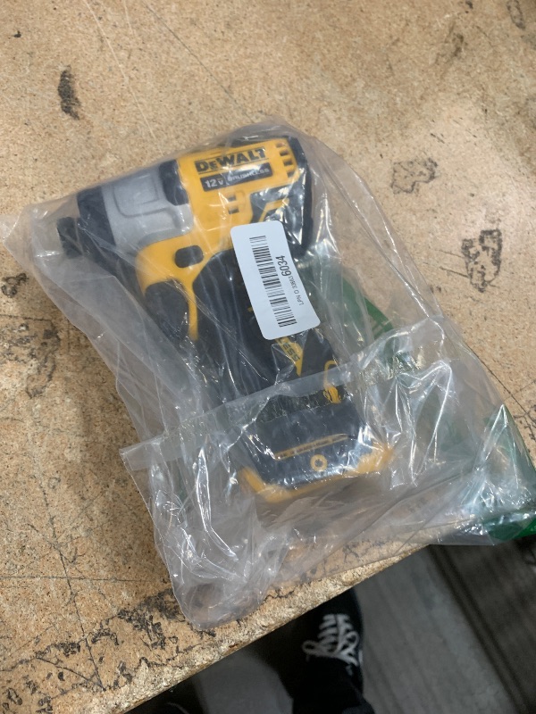 Photo 1 of (Used)DEWALT XTREME 12V MAX* Impact Driver, Cordless, 1/4-Inch, Tool Only (DCF801B)