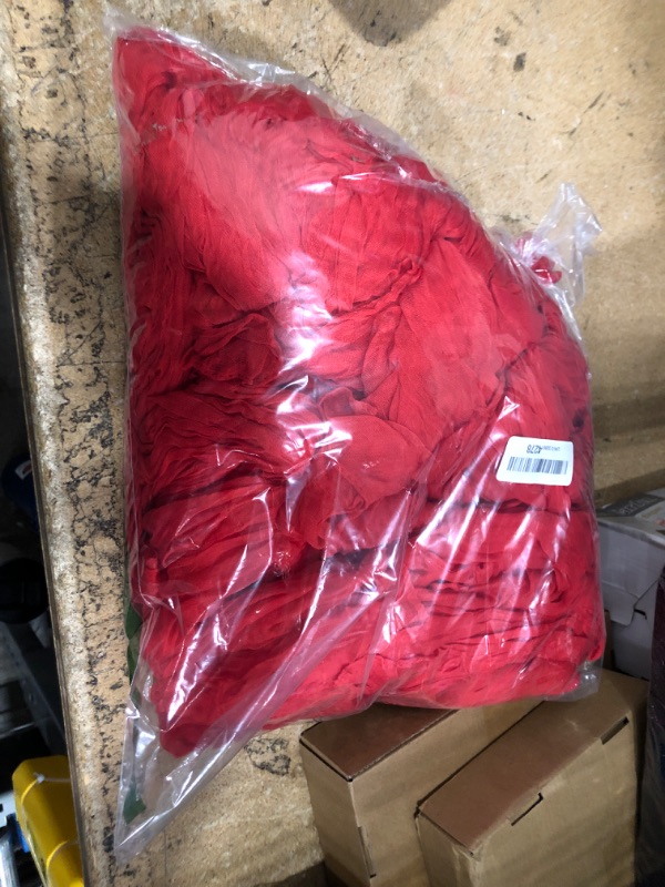 Photo 1 of 10 Pack Red Cheesecloth Table Runner 10FT Boho Gauze Fabric Table Runner Vintage Rustic Sheer Runners for Wedding Party Bridal Baby Shower Long Table Decorations