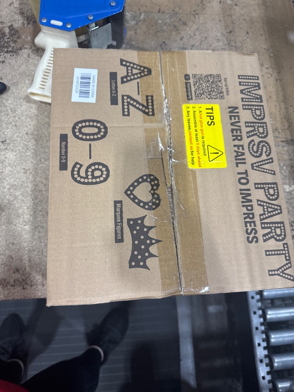 Photo 2 of Imprsv Marquee Numbers 3 Feet Tall: 21st Birthday Decorations Large Light Up Numbers Anniversary Party Decorations Big Backdrop Foam Cardboard Number 21