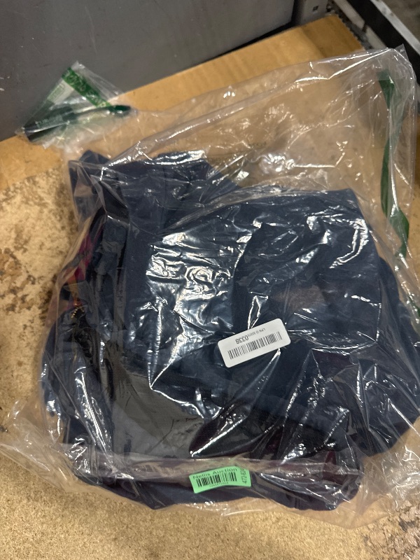 Photo 1 of Carhartt Men's Big Rain Defender Loose Fit Heavyweight Quarter-Zip Sweatshirt, New Navy, Large Tall