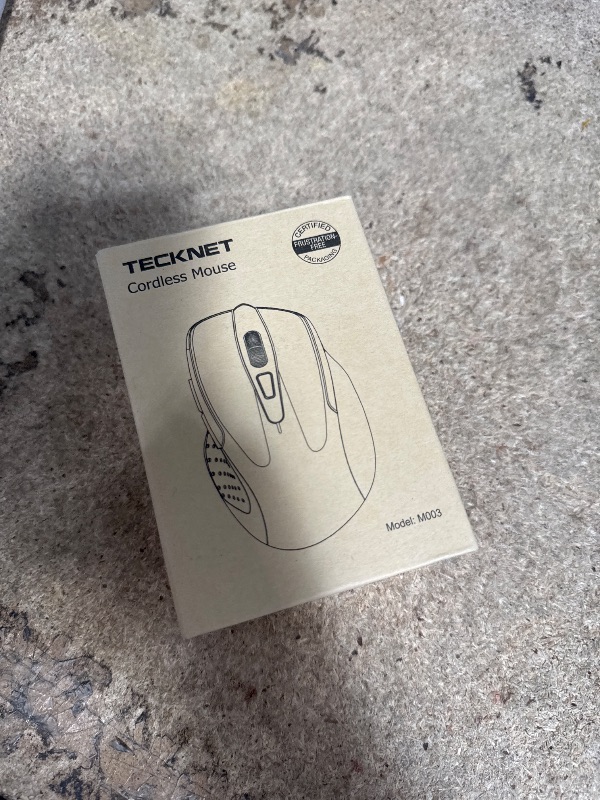 Photo 1 of TECKNET Wireless Mouse, 2.4G Ergonomic Optical Mouse, Computer Mouse for Laptop, PC, Computer, Chromebook, Notebook, 6 Buttons, 24 Months Battery Life, 2600 DPI, 5 Adjustment Levels