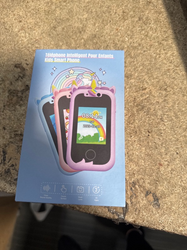 Photo 1 of Anesky Kids Smart Phone Toy, 32GB Educational Pretend Play Phone for Boys & Girls Ages 3-12 with Camera, Music Player, Drawing App, Learning & Fun Toy, Ideal Christmas & Birthday Gift for Kids