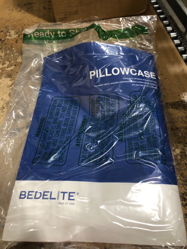 Photo 1 of BEDELITE Satin Pillowcase for Hair and Skin, Super Soft and Cooling Similar to Silk Pillow Cases 2 Pack with Envelope Closure, Gift for Women Men(20"x26" Standard Size, Rose Pink)