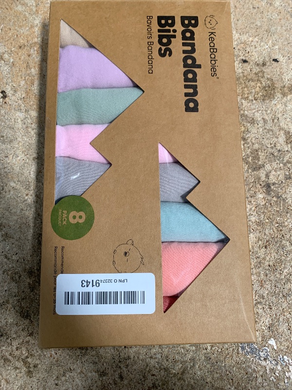 Photo 1 of 8-Pack Organic Baby Bandana Bibs for Girls - Super Absorbent Triangle Baby Bibs for Drooling and Teething Infant, 100% Cotton Extra Soft for Newborn, Infant 0-36 Months (Muted Pastel)