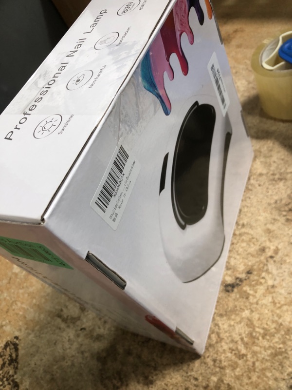 Photo 1 of UV LED Cordless Nail Lamp, 80W Fast Rechargeable Nail Dryer, Gel Polish Curing Light with Portable Handle and Auto Sensor, Professional Nail Salon Curing Lamp, Ideal for Nail Salons