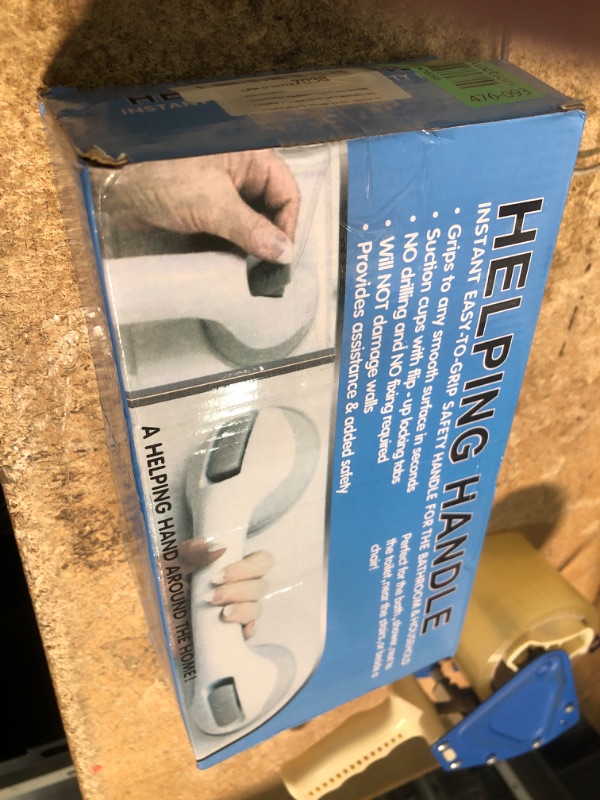 Photo 1 of 2 Pack Grab Bars for Bathtubs and Showers, Shower Handles for Elderly Seniors bar Safety 500 lbs Walls Handicap Heavy Duty Holder Hooks to Lift Large Tile Glass Suction Cups Tool