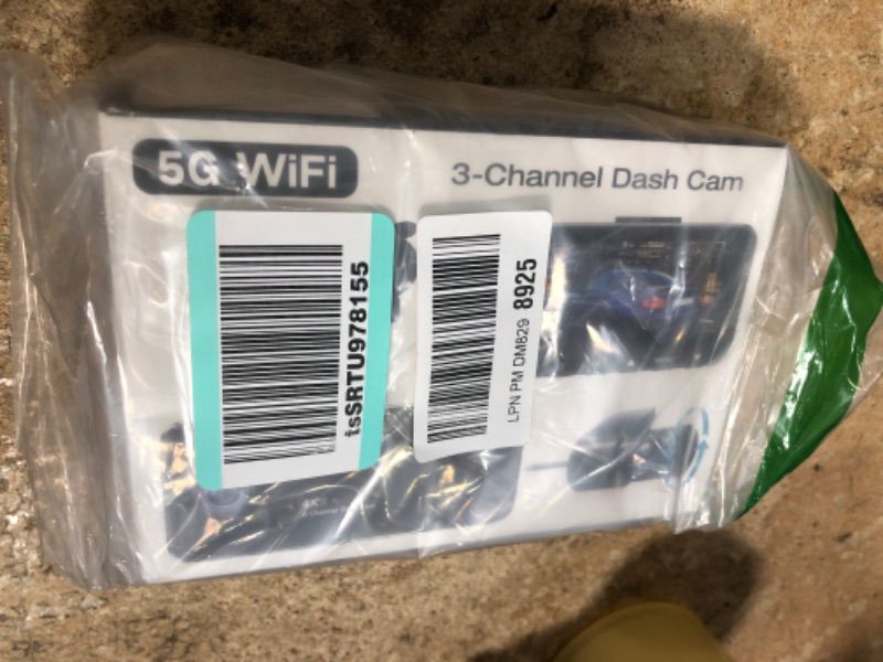 Photo 1 of 4K 3 Channel Dash Cam Front and Rear Inside, 5G WiFi Dash Cam, APP Control, Night Vision, 3" IPS Screen, G-Sensor, 24H Parking Mode, Loop Recording, 64GB SD Card Included, K02 Pro