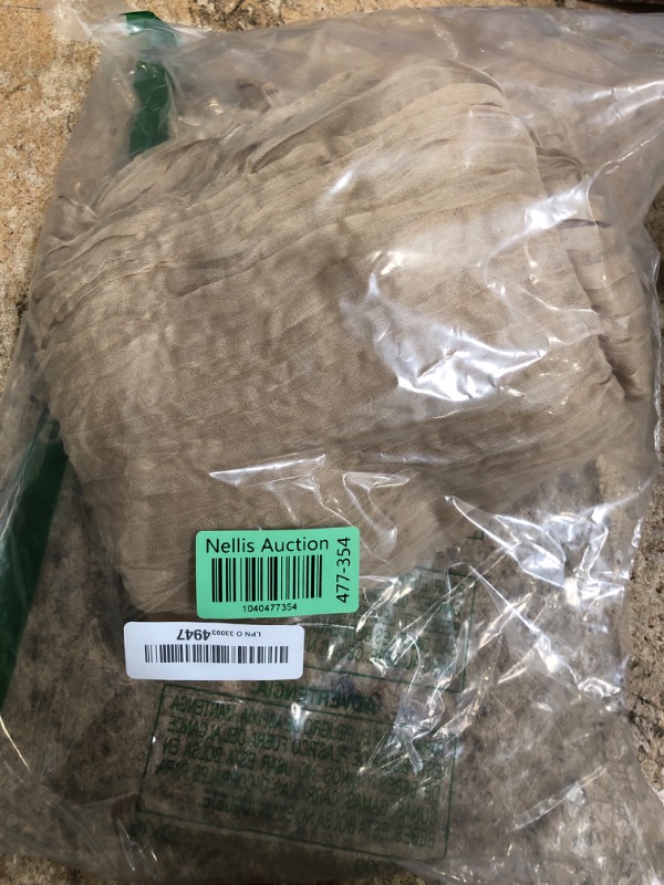 Photo 1 of DeZerlor Champagne Gold Cheesecloth Table Runner Spring Boho Sheer Cheese Cloth Table Runner Gauze 120 Inches Long Summer Table Decorations for Champagne Bridal Shower Wedding Baby Shower Parties