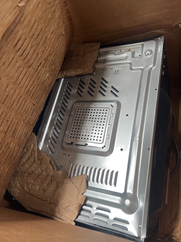 Photo 1 of **, PARTS ONLY**
**Has loose glass inside*
*SAMSUNG 1.9 cu. ft. Countertop Microwave with Sensor Cooking, Matte Black Stainless Steel, MS19DG8500MTAA