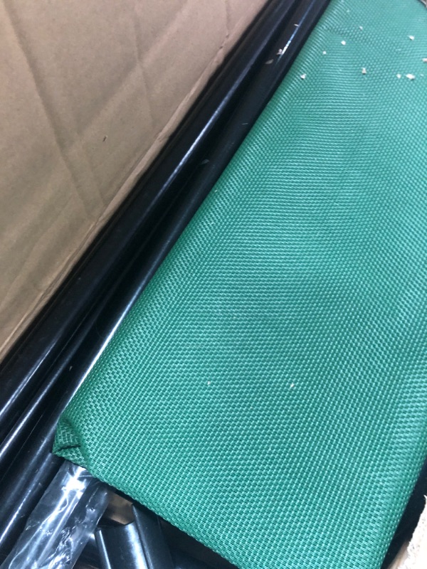 Photo 1 of Amazon Basics Cooling Breathable Elevated Dog Bed with Durable Metal Frame, for Large Dogs, X-Large, 60 x 37 x 9 Inch, Green