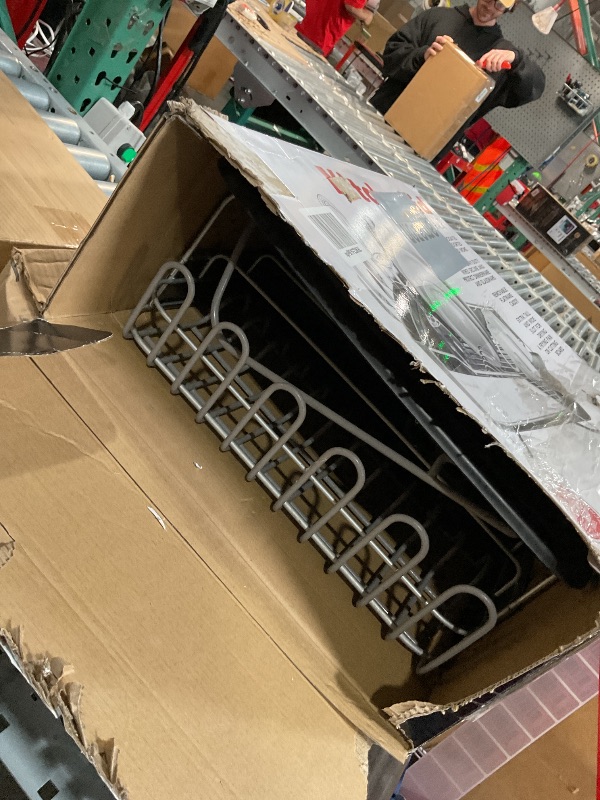 Photo 1 of  (USED) KitchenAid Large Capacity Full Size Rust Resistant Dish Rack with Angled Drain Board and Removable Flatware Caddy, Light Grey