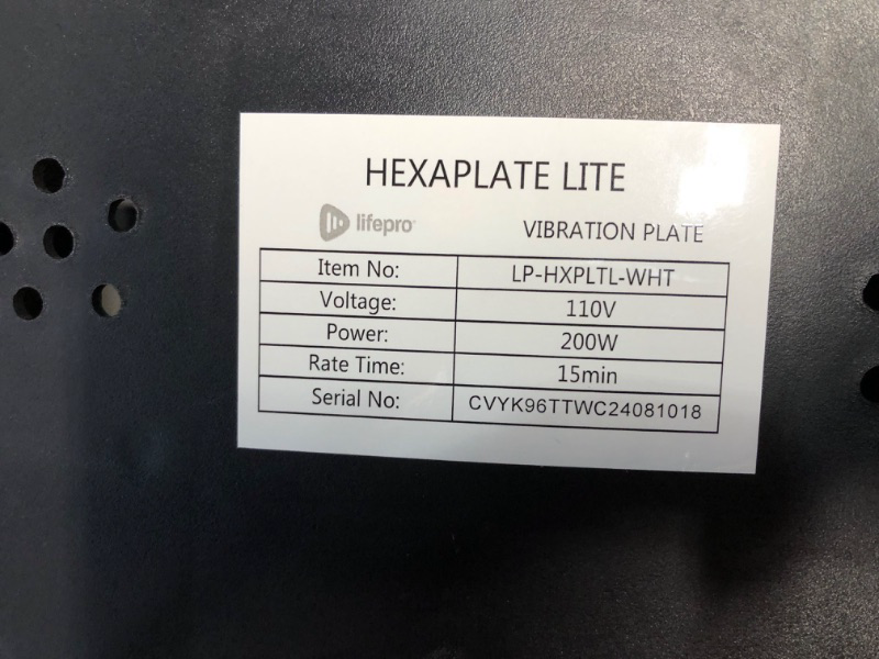 Photo 1 of (used) Lifepro Vibration Plate Exercise Machine with Magnetic Acupoints - Full Body Vibration Platform for Beginners and Recovery 