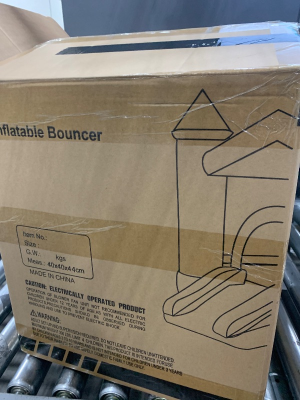 Photo 1 of ***FINAL SALE/NO AIR PUMP*** Dream castle Bounce House, Inflatable Bounce House with Slide,Toddler Bouncy House with Blower for Indoor/Outdoor,8 ft L x 6 ft W,Ideal Gifts for Kids (Used)

general post