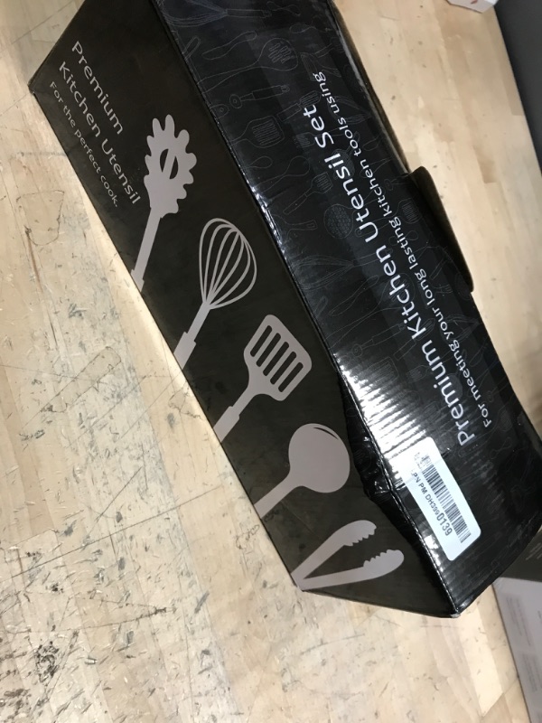 Photo 1 of Abodpove Stainless Steel Cooking Utensils, 23 PCS Stainless Steel Kitchen Utensil Set with Utensil Holder, Stainless Steel Utensils Set with Spatula, Potato Masher, Whisk, Spoons, Turners