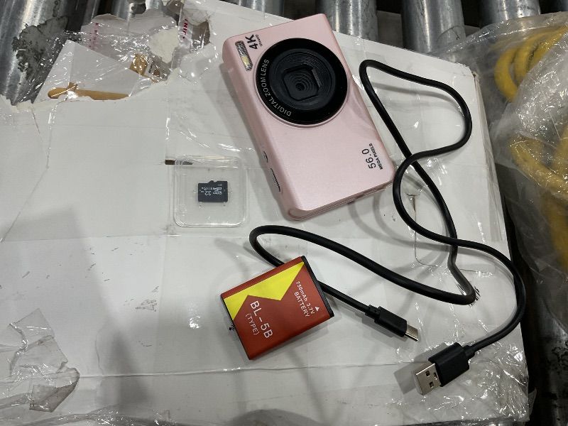 Photo 1 of 4K Digital Camera for Photography Auto-Focus Vlogging Camera for YouTube Video with 3'' 180° Flip Screen 16X Anti-Shake 4K Camera Compact Cameras with SD Card, Flash, 2 Batteries & Battery Charger