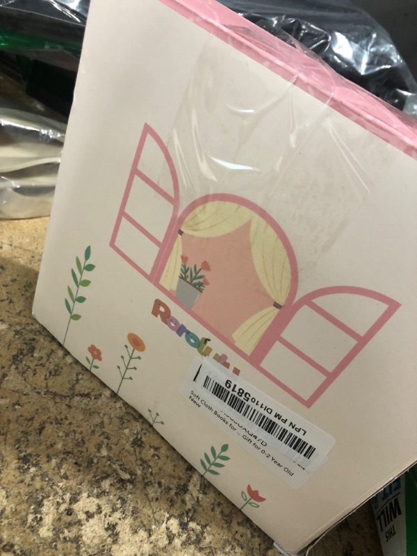 Photo 1 of Soft Cloth Books for Baby Gift, Activity Quiet Cloth Books Developmental Toys,Interactive Baby Books for Toddlers Infants Kids Toys Gift for 0-2 Year Old Doll