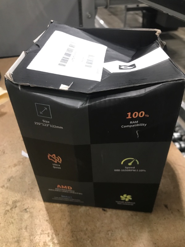 Photo 1 of CPU Cooler Air, Dual Tower CPU Cooler with 120mm PWM Fan,6 Heat Pipes CPU Air Cooler for AM5/AM4/AM3, Cooler for PC Compatible with Intel LGA 1851/1700/1150/2011/2066/1151/1155/1156(Black)