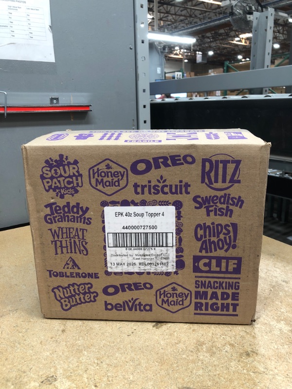 Photo 1 of *5/13/2025* Premium Saltine Crackers Variety Pack, 2 Mini and 2 Soup & Oyster Crackers, Lunch Snacks, Bulk Snacks, 4 Packs
