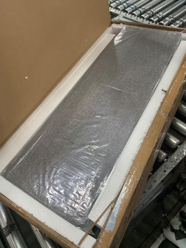 Photo 1 of Haotian Shoe Storage Bench with Cushion, Grey Narrow Shoe Rack for Entryway, Small Shoe Cabinet with 2 Tiers Flip-Drawer, Closet Hallway Mudroom FSR82-L-HG