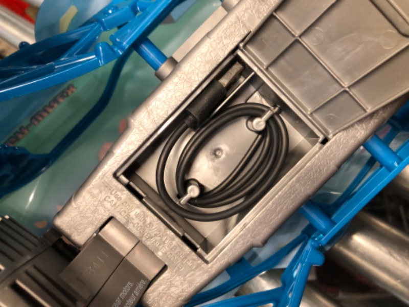 Photo 1 of ***DAMAGED - PLASTIC FRAME BENT - SEE PICTURES - UNABLE TO TEST***
Hot Wheels Monster Trucks RC Toy, Large Remote-Control 1:6th Scale Mega-Wrex, All-Terrain Tires, 2ft+ Long