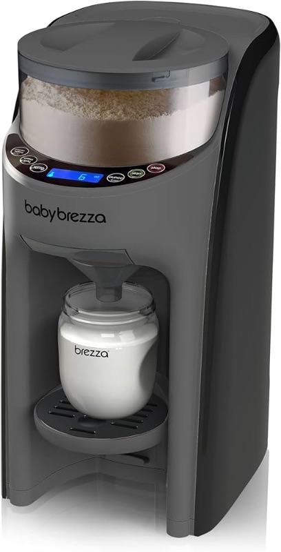 Photo 1 of Baby Brezza New and Improved Formula Pro Advanced Formula Dispenser Machine - Automatically Mix a Warm Formula Bottle Instantly - Easily Make Bottle with Automatic Powder Blending, Charcoal