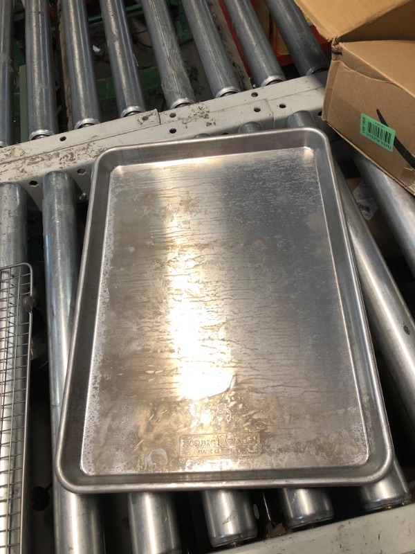 Photo 1 of ***HEAVILY USED AND DIRTY - SEE PICTURES***
Nordic Ware - 43172AMZM Nordic Ware Half Sheet with Oven Safe Nonstick Grid, Natural