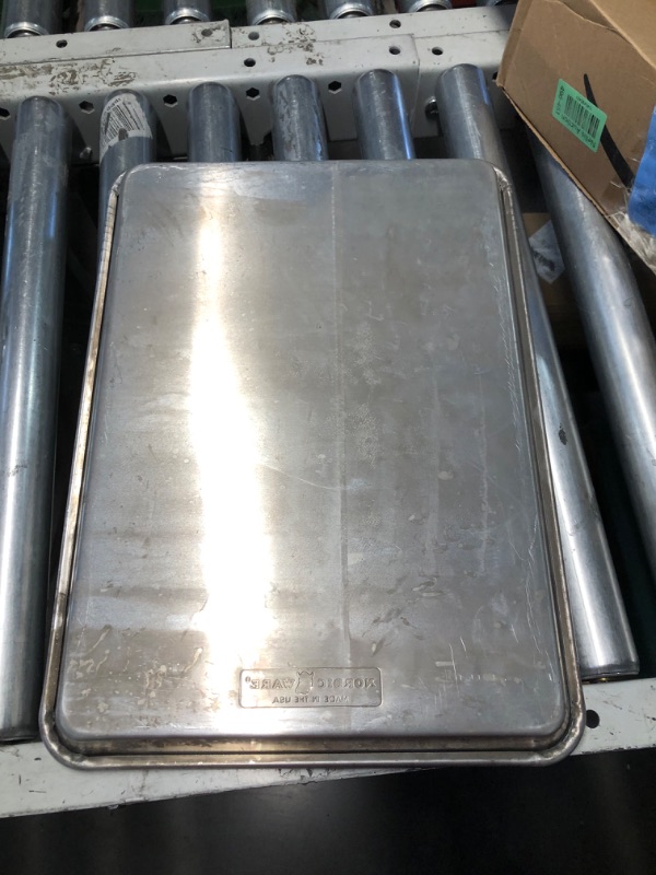 Photo 1 of ***HEAVILY USED AND DIRTY - SEE PICTURES***
Nordic Ware - 43172AMZM Nordic Ware Half Sheet with Oven Safe Nonstick Grid, Natural