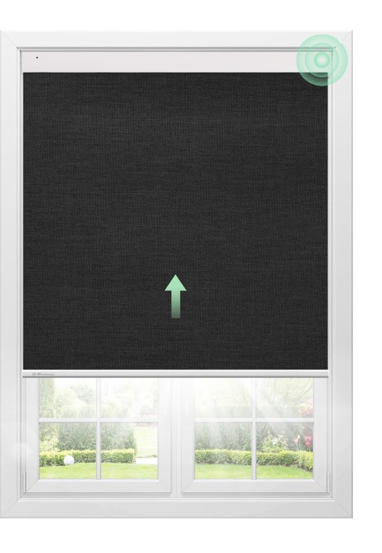 Photo 1 of ***MISSINGHARDWARE Motorized Blinds with Remote: Kincmo 100% Blackout Motorized Roller Shades