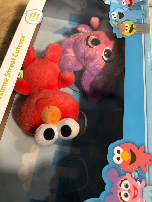 Photo 1 of KIDS PREFERRED Sesame Street Elmo Plush, Cookie Monster Plush, Abby Cadabby Plush & Big Bird Plush Toys for Toddlers 1-3, Elmo Stuffed Animal Toys