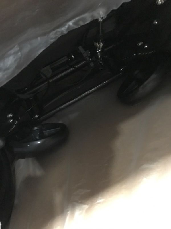 Photo 1 of (18" Seat Width) Portable Transport Wheelchair Foldable Lightweight Travel Wheelchair with Telescopic Handle for Senior and Adults with Handbrakes Support 220lbs