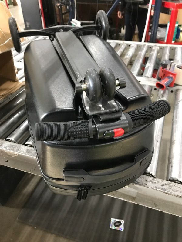 Photo 1 of MRPLUM Scooter Luggage for Adults, Scooter Suitcase with Wheels Foldable Suitcase Trolley Case Bags for Travel Business Black