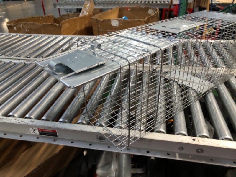 Photo 1 of ***DAMAGED - SEE COMMENTS***
HAVAHART 1079SR Large 1-Door Humane Catch and Release Live Animal Trap Cage - Live Raccoon Trap, for Bobcats, Beavers, Dogs, & More