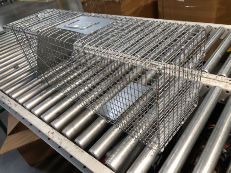 Photo 1 of ***DAMAGED - SEE COMMENTS***
HAVAHART 1079SR Large 1-Door Humane Catch and Release Live Animal Trap Cage - Live Raccoon Trap, for Bobcats, Beavers, Dogs, & More