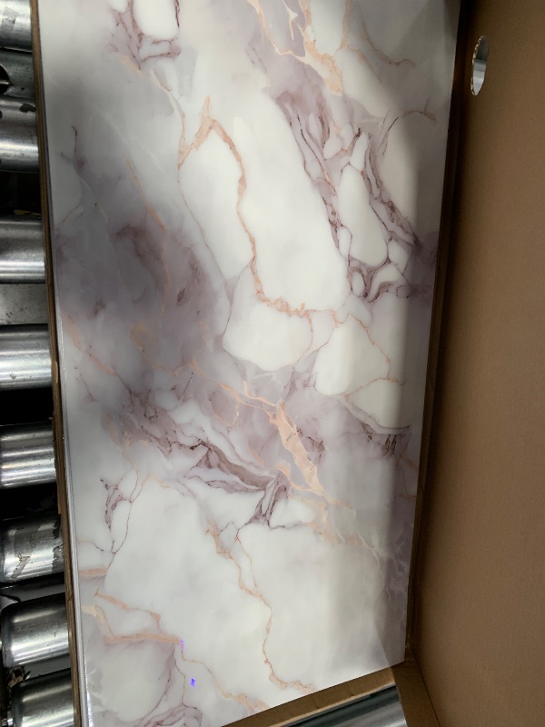 Photo 1 of 10pcs 23.6"x11.8" Marble Peel and Stick Waterproof Wall Panels (19.4 Sq. Ft. Coverage) - Heat-Resistant Backsplash Tile, PVC Wall Panels for Kitchen, Bathrooms, Living Rooms, Bedrooms, and TV Walls