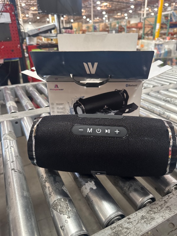 Photo 1 of *UNABLE TO TEST//NEEDS CHARGE* Max Power Encore Bluetooth Speaker with Shoulder Strap
