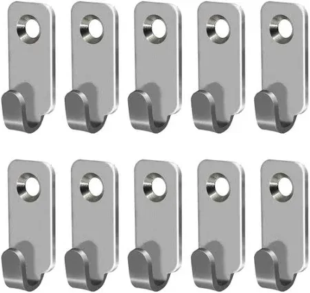 Photo 1 of  10pcs Heavy Duty Wall Mounted Mirror Hooks