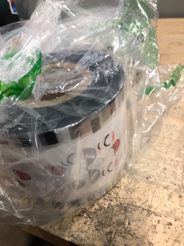 Photo 1 of 2 Rolls Cup Sealer Film for Sealing Machine 90-105 mm 6400 Cups Bubble Tea Sealer Film for 16 oz Plastic Cups for Bubble Tea, Water, Coffee, Juice, Soda(Face Expressions Style)