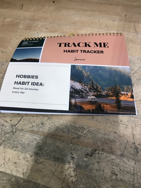 Photo 1 of Lamare Habit Tracker Calendar – Premium Daily Habit Tracker Journal and Goal Board, Workout Motivation & Productivity Tool