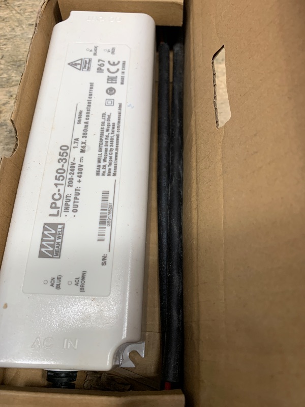 Photo 1 of [PowerNex] Mean Well LPC-150-350 430V 350mA 150W Single Output LED Power Supply