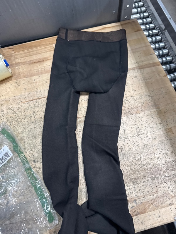 Photo 1 of *UNKNOWN SIZE/ JUST 1* * Caprilite 2 Pairs Women Fleece Lined Tights-Fake Translucent Leggings High Waist Pantyhose Sheer Thick Warm Tights For Women