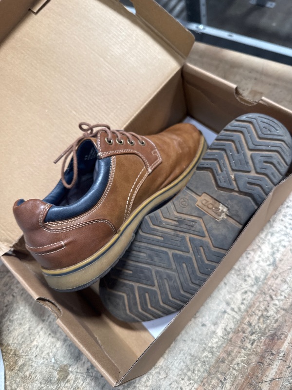 Photo 1 of *NEEDS CLEANING BEFORE USE* Bruno Marc Men's Dress Sneakers Oxfords Casual Formal Business Wingtip Brogue Shoes,Brown,Size 12,SBOX2326M