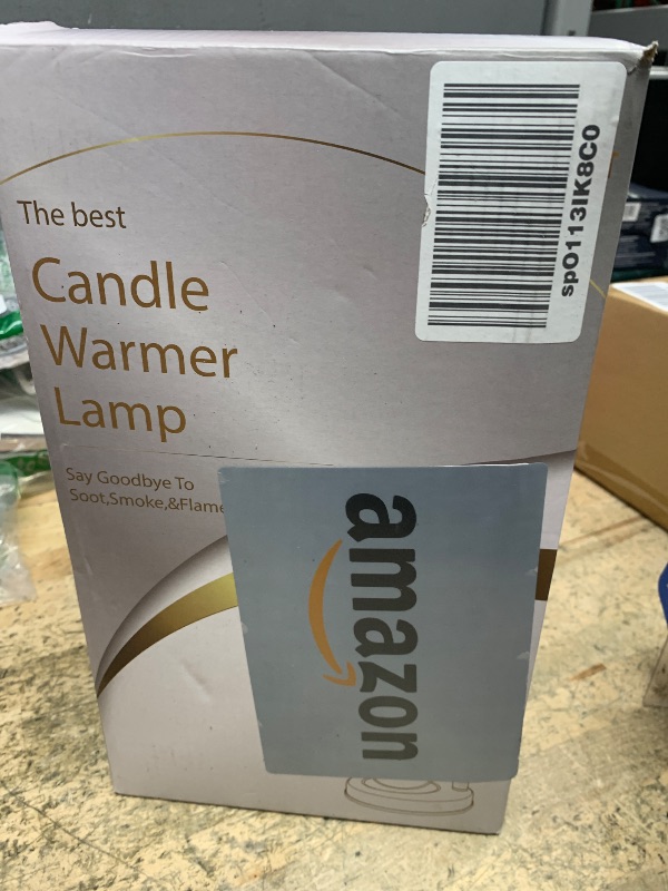 Photo 1 of AIKUT Candle Warmer Lamp, with 2 Bulbs,Timer & Dimmer,Compatible with Large Yankee Candle Jars,3 Wick Candles,Height Adjustable Electric Top Candle Melter,White,110-120v