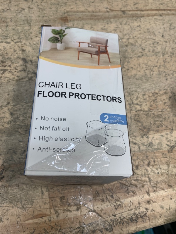 Photo 1 of 32 Pcs Square Chair Leg Protectors for Hardwood Floors, Felt Furniture Pads Floor Protectors, Silicone Chair Leg Caps Covers,Large (fit Side Lenght: 1.02'' - 1.57'')