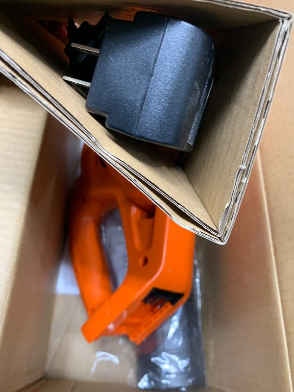 Photo 1 of BLACK+DECKER 20V MAX Cordless Leaf Blower, Lawn Sweeper, 130 mph Air Speed, Lightweight Design, Battery and Charger Included (LSW221)