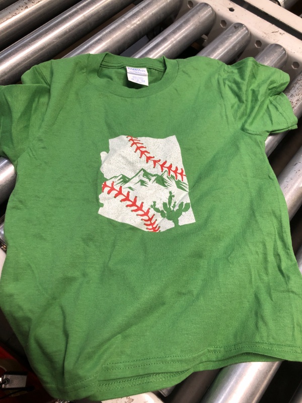 Photo 1 of Arizona Baseball League Cactus Mountain Red Stitch Graphic T-Shirt
