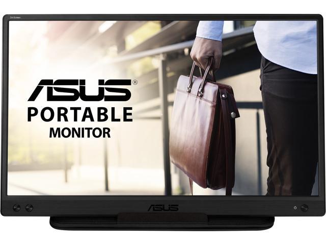 Photo 1 of ASUS ZenScreen 15.6' 1080P Portable USB Monitor (MB166C) - Full HD, IPS, USB Type-C, USB-powered, Flicker Free, Blue Light Filter, Tripod.
