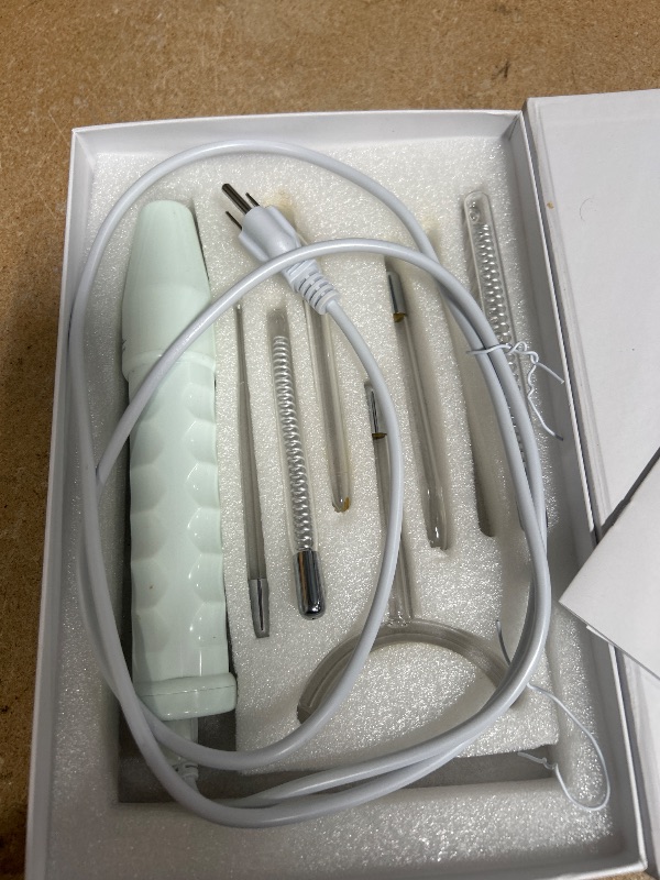 Photo 1 of NuDerma Clinical Skin Therapy Wand - Portable Skin Therapy Machine w 6 Fusion Neon + Argon Wands – Anti Aging - Clarifying - Skin Tightening & Radiance - Wrinkle Reducing