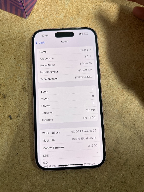 Photo 1 of Apple iPhone 15, 128GB, Pink - Unlocked (Renewed Premium)