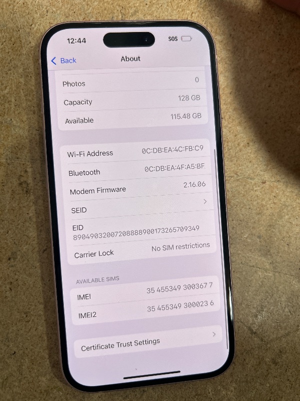Photo 1 of Apple iPhone 15, 128GB, Pink - Unlocked (Renewed Premium)